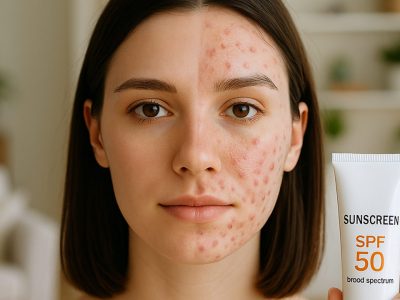 کرم ضد آفتاب برای صورت جوش دار